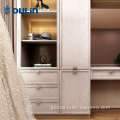 Bedroom Cabinet sliding doors wooden bedroom closet with dressing table Supplier